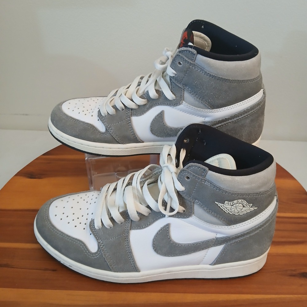 Nike Air Jordan 1 Retro High OG Men 8 Grey Casual Shoes Sneakers DZ5485-051